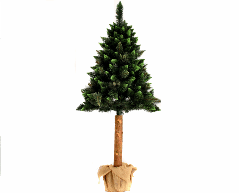 CHOINKA SZTUCZNA SOSNA OLIWKA NA PNIU 180 cm