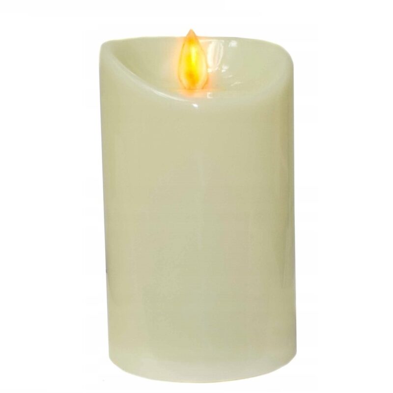 DUŻA ŚWIECA LED RUCHOMY PŁOMIEŃ NA BATERIE 12cm