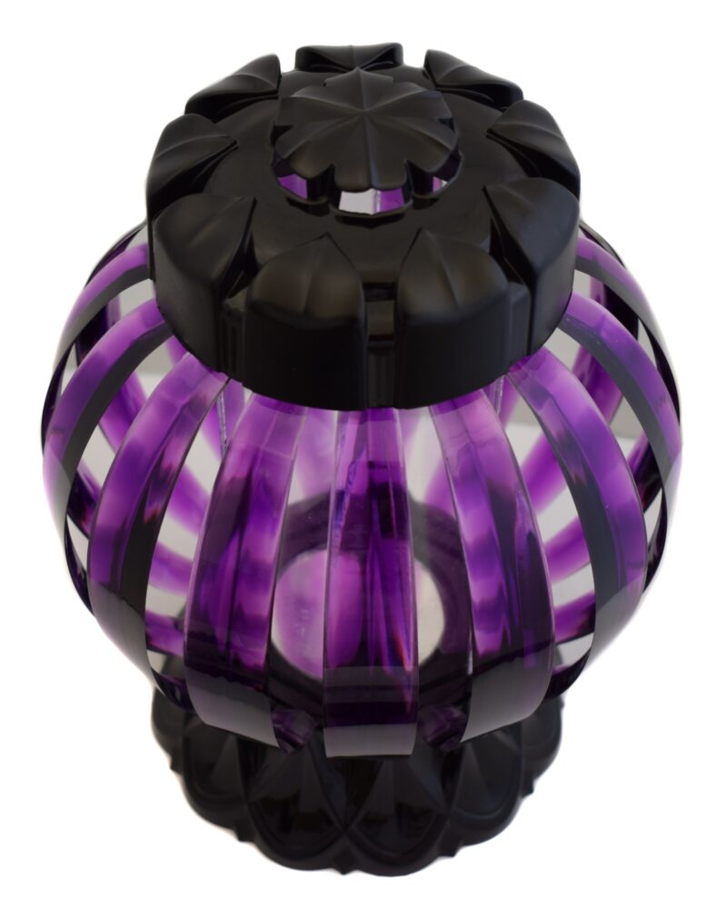 ZNICZ KULA M GLAMOUR LAMPION LATARENKA KAPLICZKA Fiolet