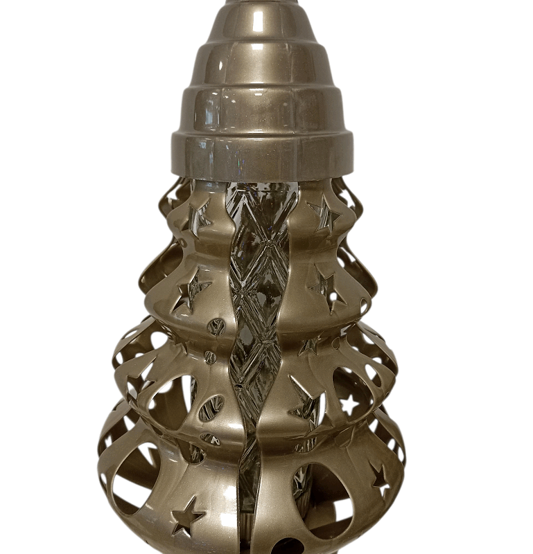 Znicz artystyczny choinka ażur.