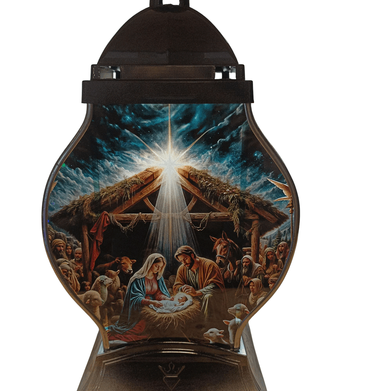 Znicz kapliczka Q szopka złota