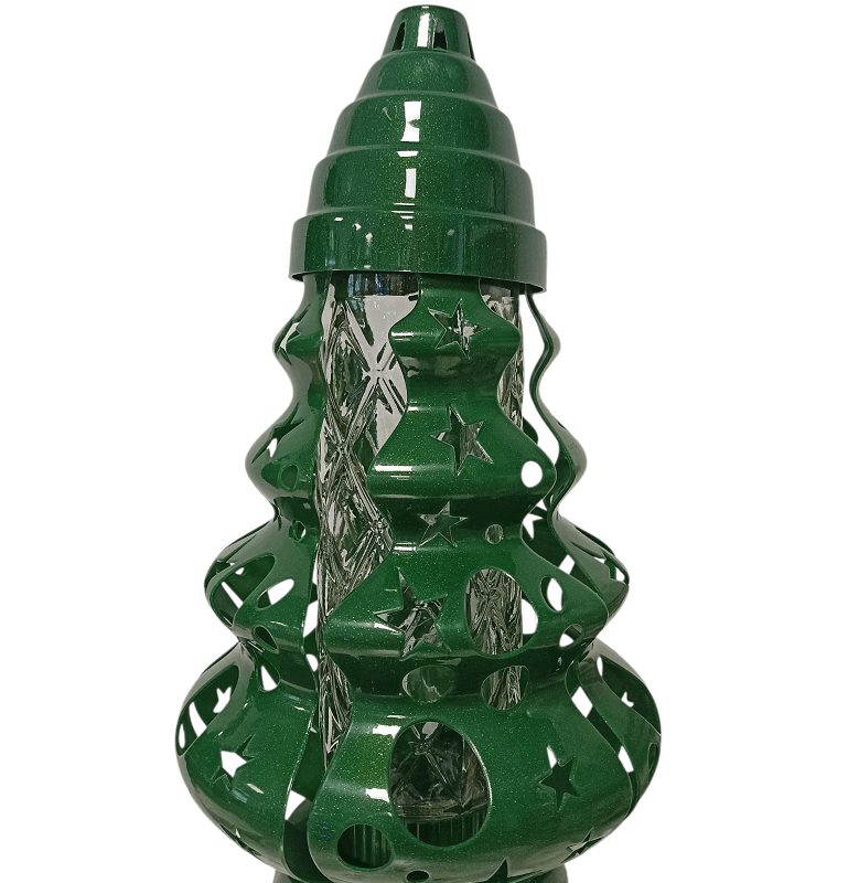 Znicz artystyczny choinka ażur.