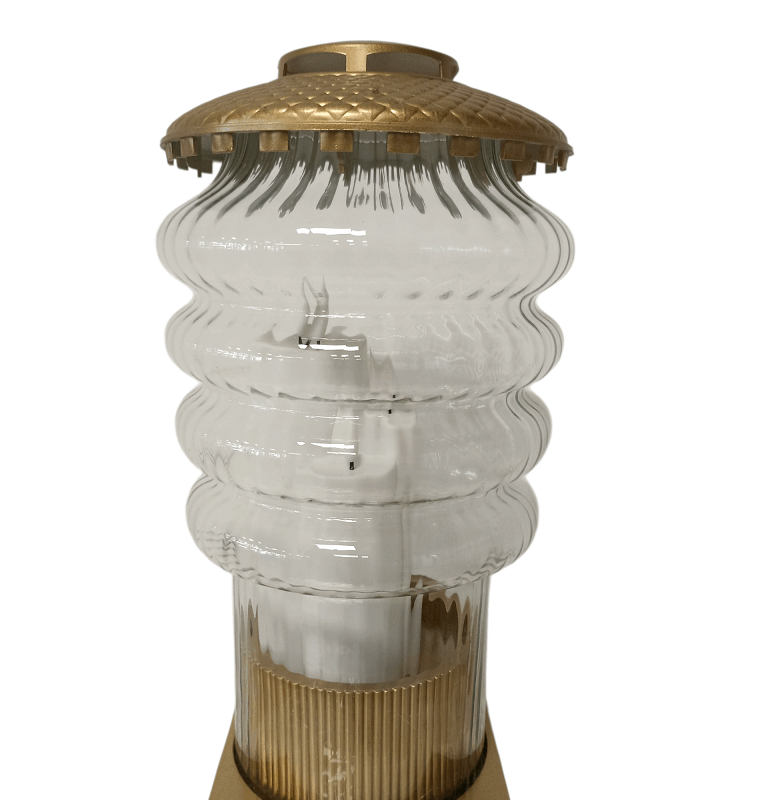 Znicz szklany "Tokio" z  świeczką LED